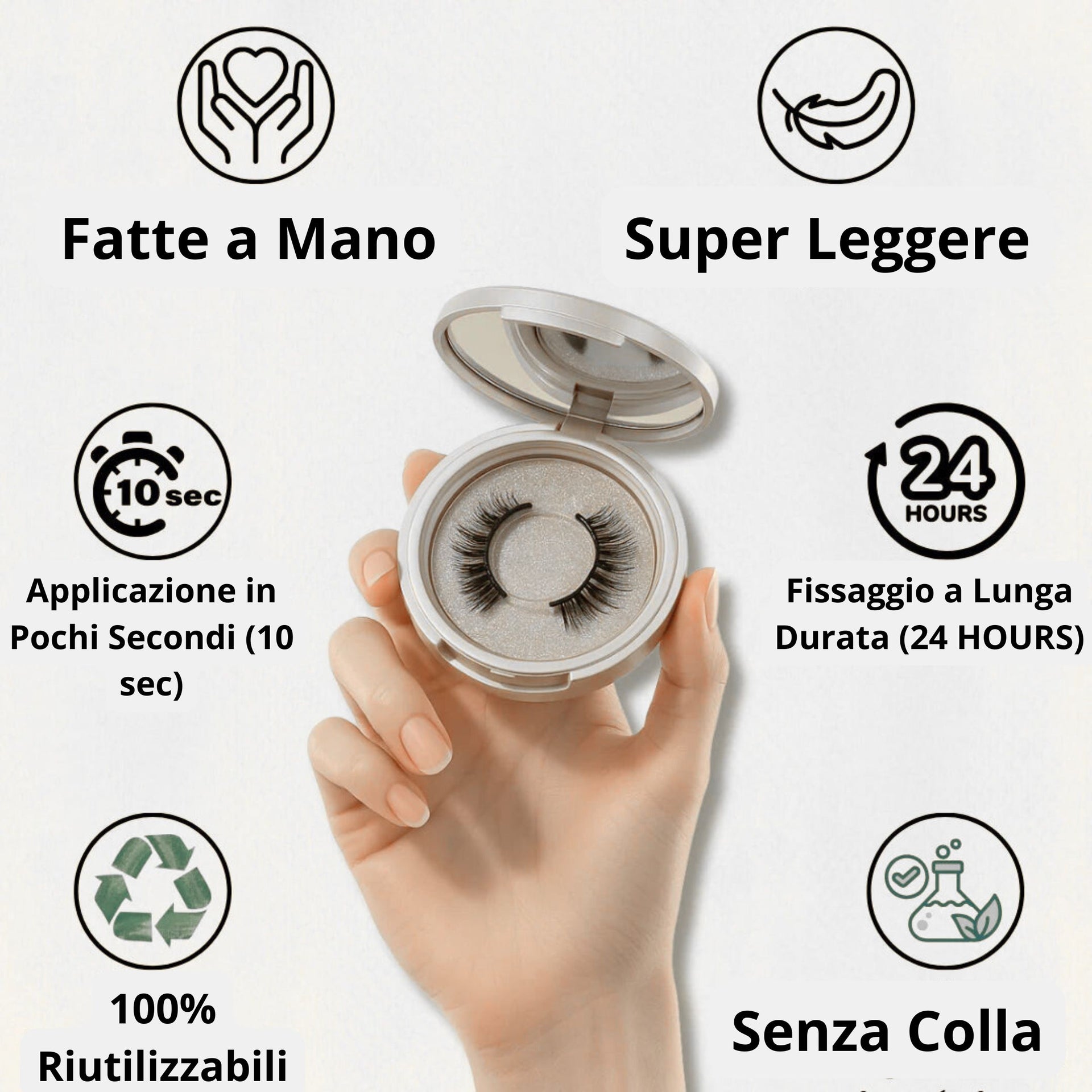 AuraLashes™ Ciglia magnetiche professionali